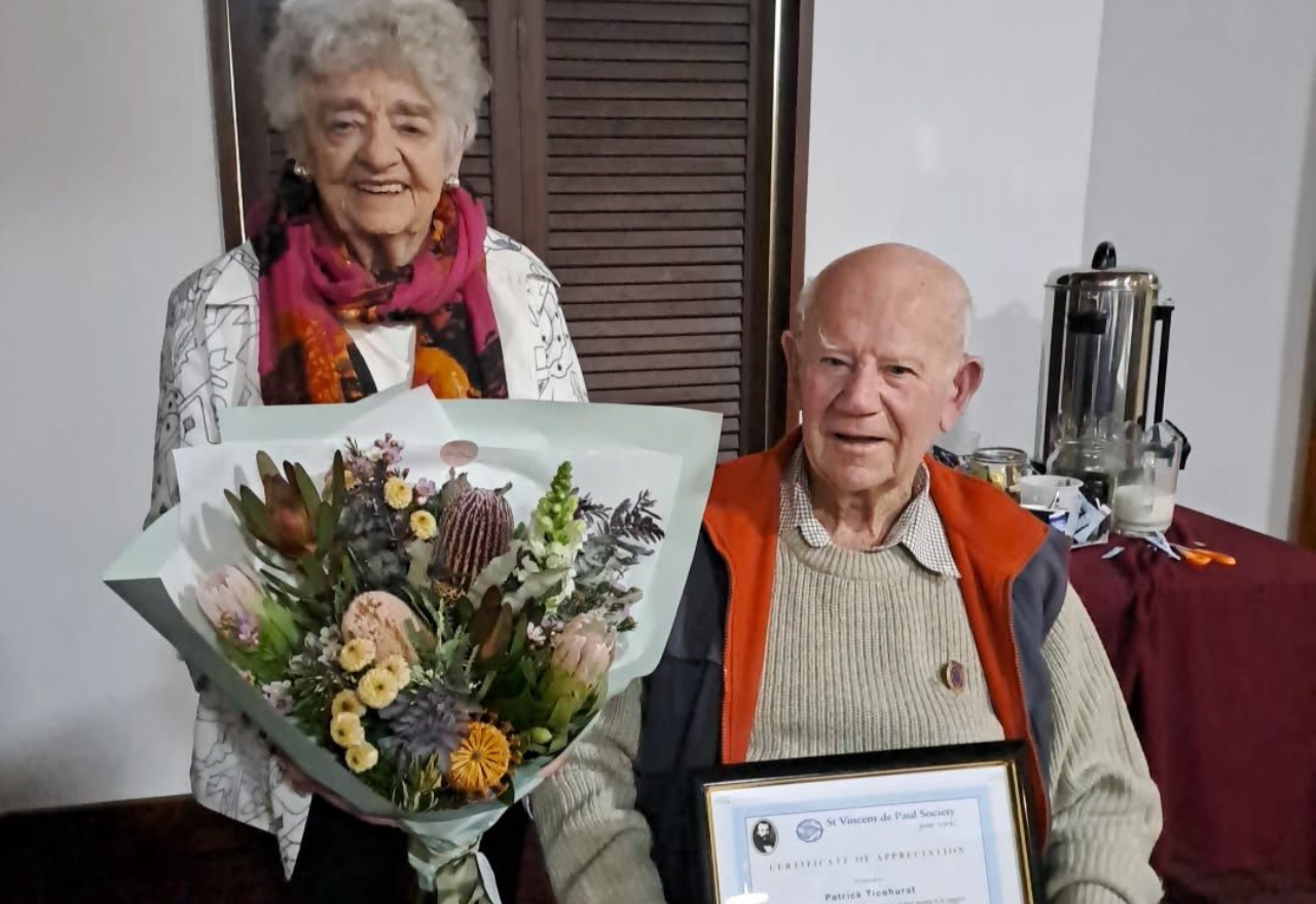 "Blessed": husband & wife team recognised for 125 years service