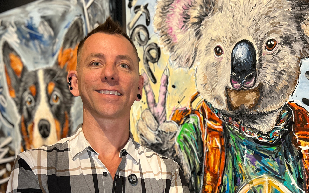 'The Space Cowboy' brings augmented reality to Riversdale Arts' 52nd Mixed Media Exhibition