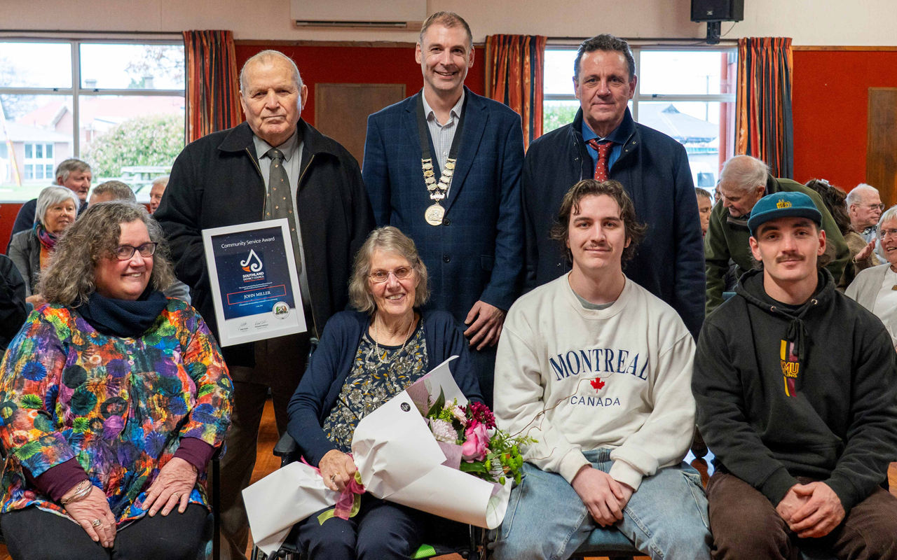 Riversdale man's community contributions recognised