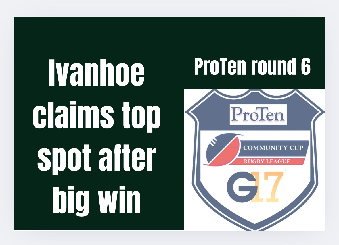 ProTen round 6 - Ivanhoe claims top spot