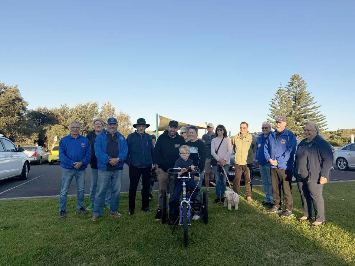 Kiama boy Caleb finds freedom and joy with donated trike