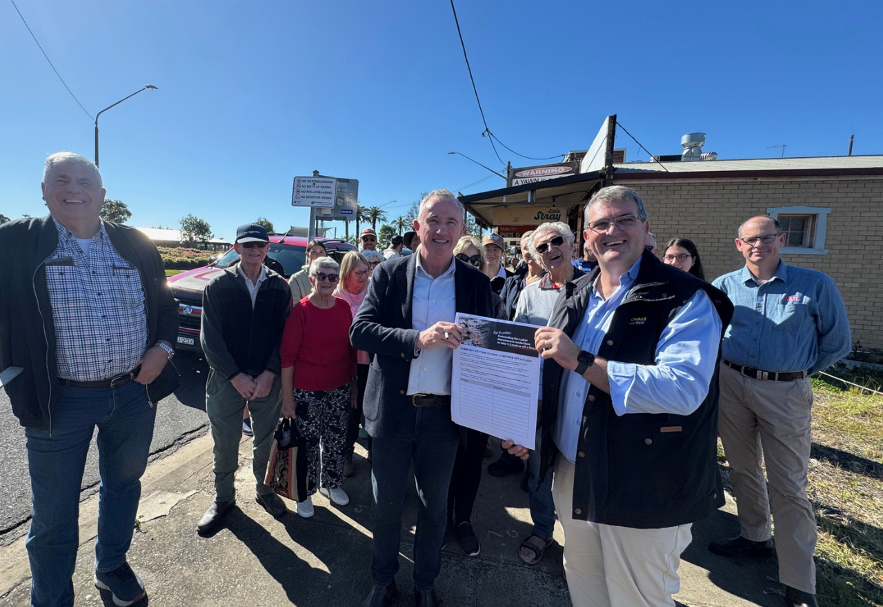 Hogan launches community petition to take 1-2 metres off a flood