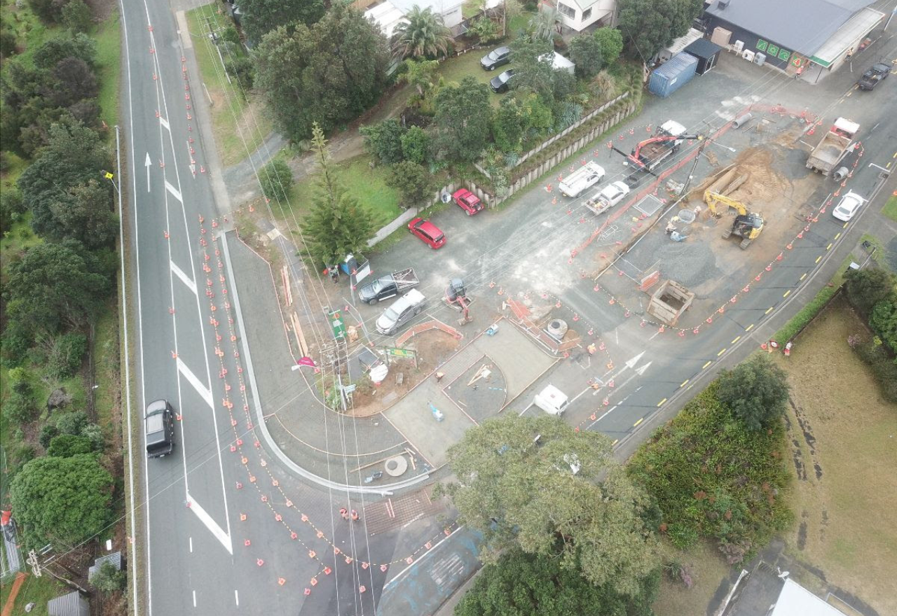 Mangawhai's Wood Street works update: second stage steaming ahead