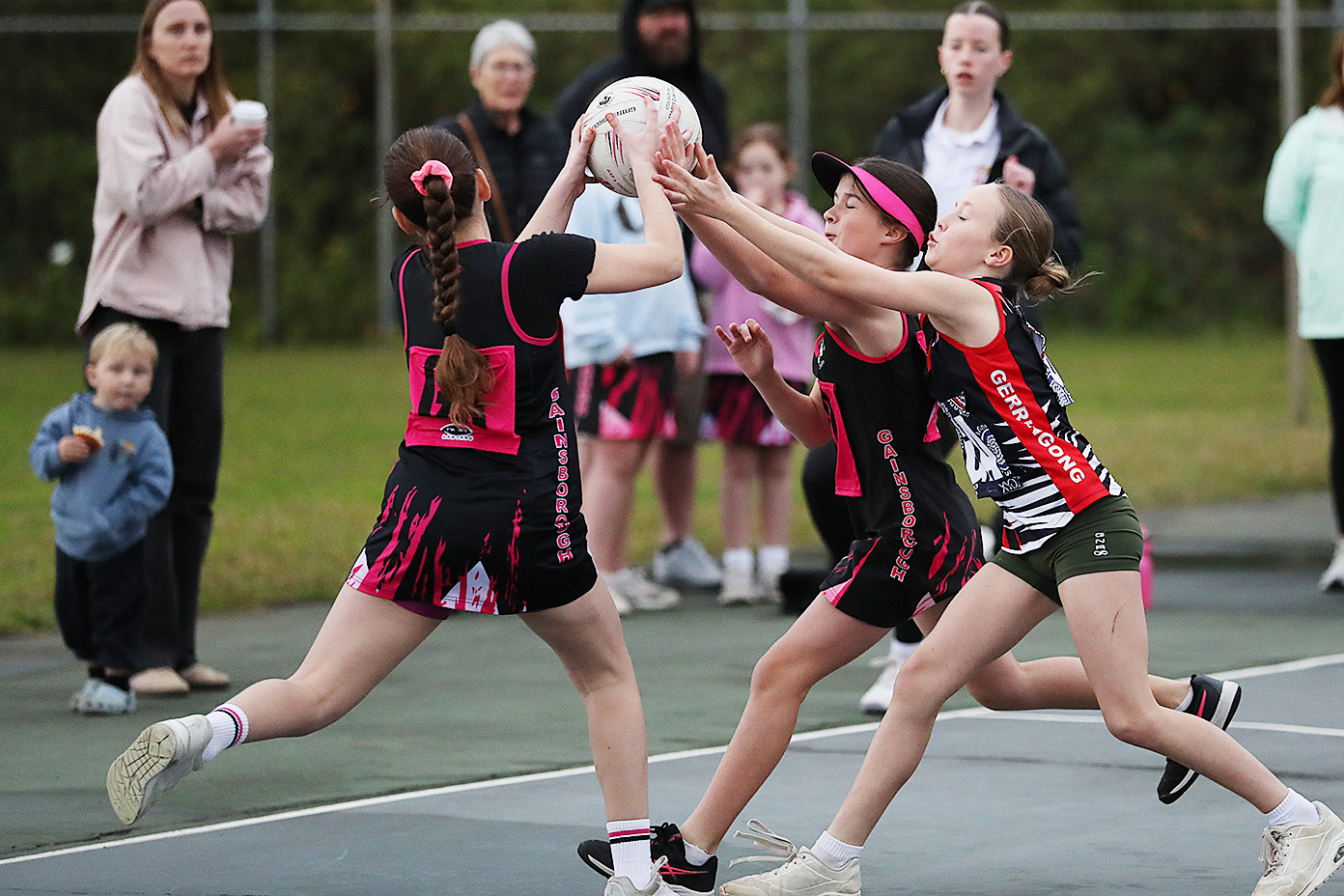 KIAMA JUNIOR NETBALL - JUNIOR C - GAINSBOROUGH VS GERRINGONG - 26TH JULY 2025