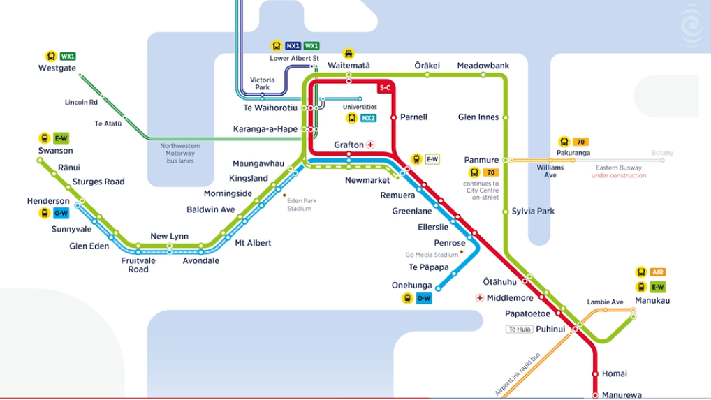 Auckland City Rail Link maps go up at Britomart