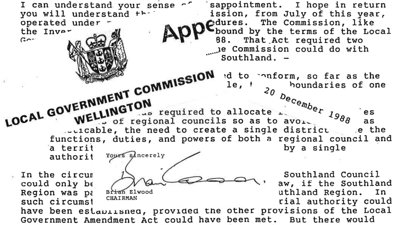 Proposed Southland council merger an echo of history