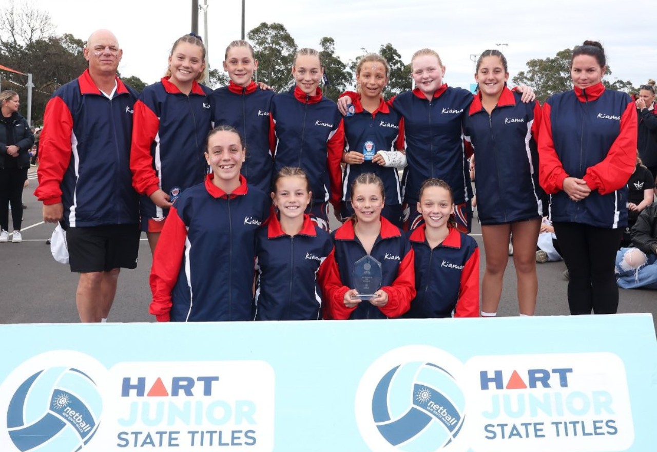 Kiama netball team goes undefeated at state titles