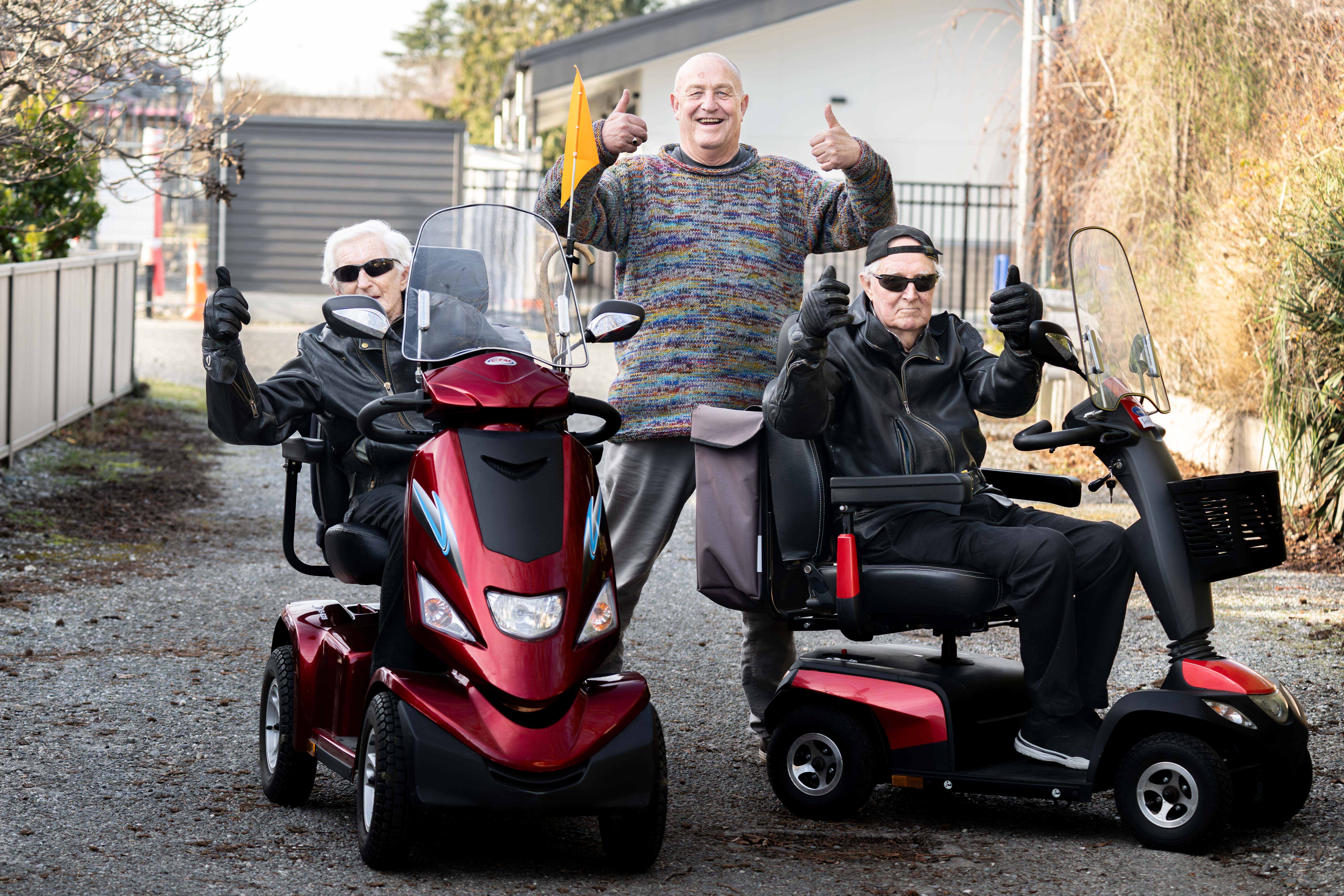 Mobility scooters new addition to Blossom Festival Parade