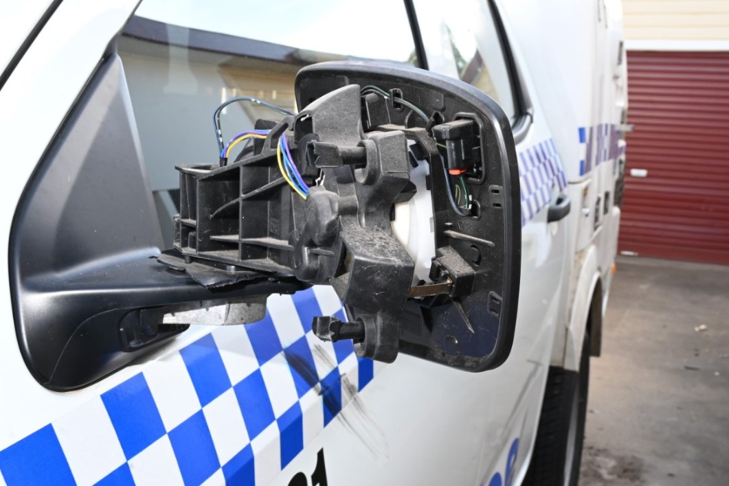 Man charged following damage to Police vehicle at Darlington Point.