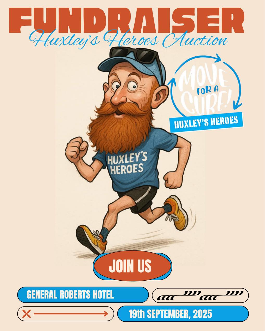 Donate to Mitch's run for Huxley's Heroes