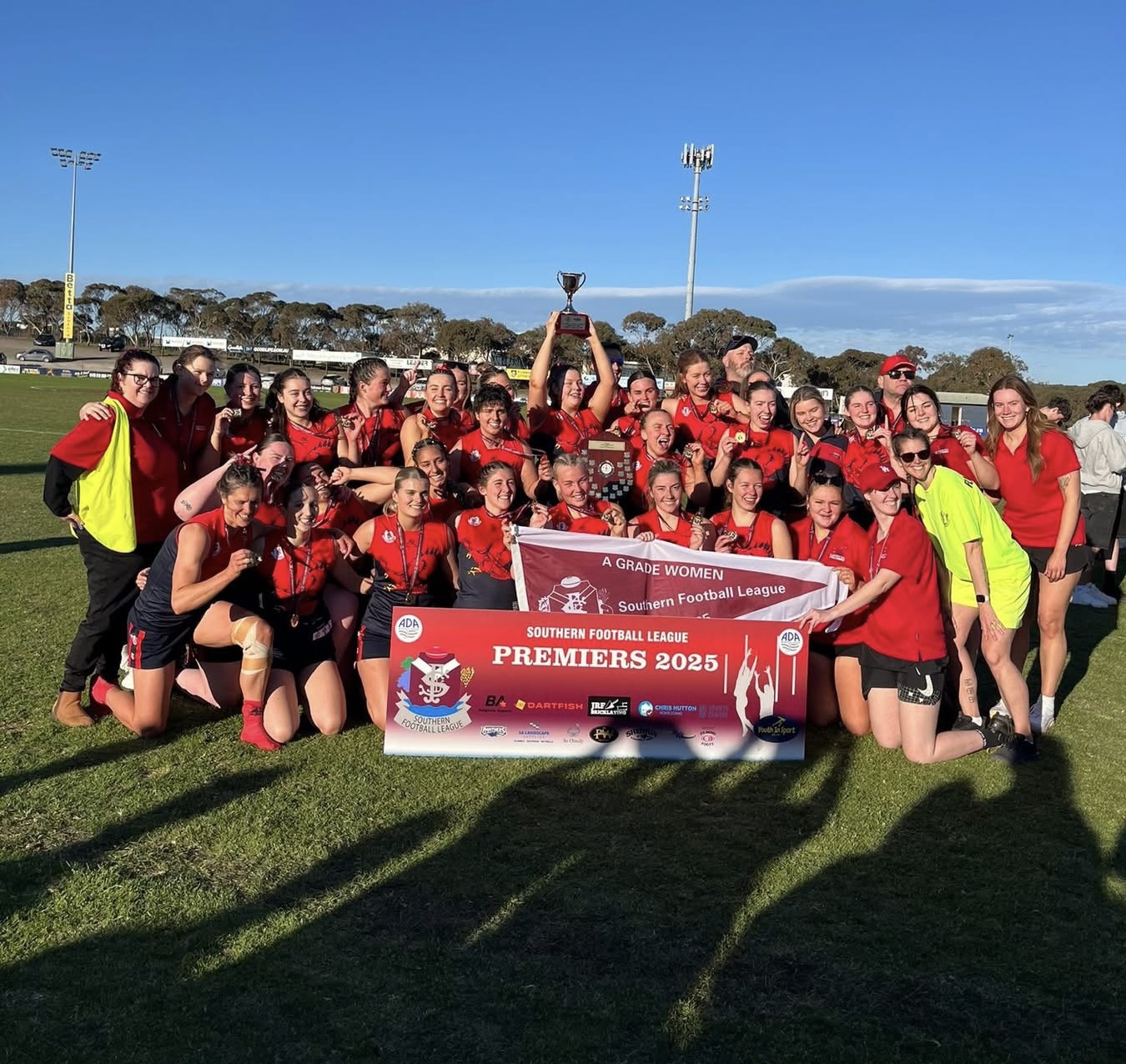 Falcons swoop on fifth SFL Women's flag