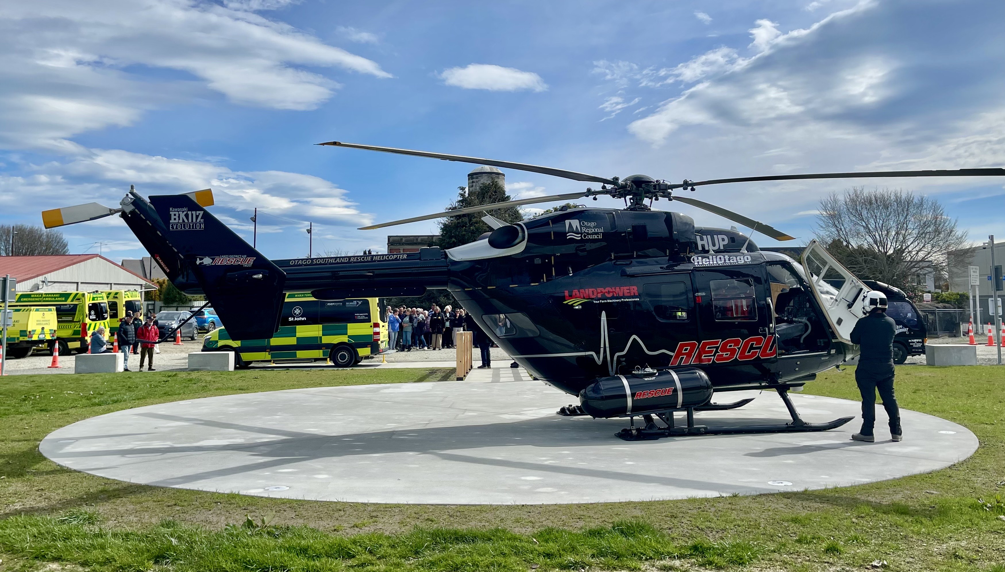 Central Southland emergency helipad opens