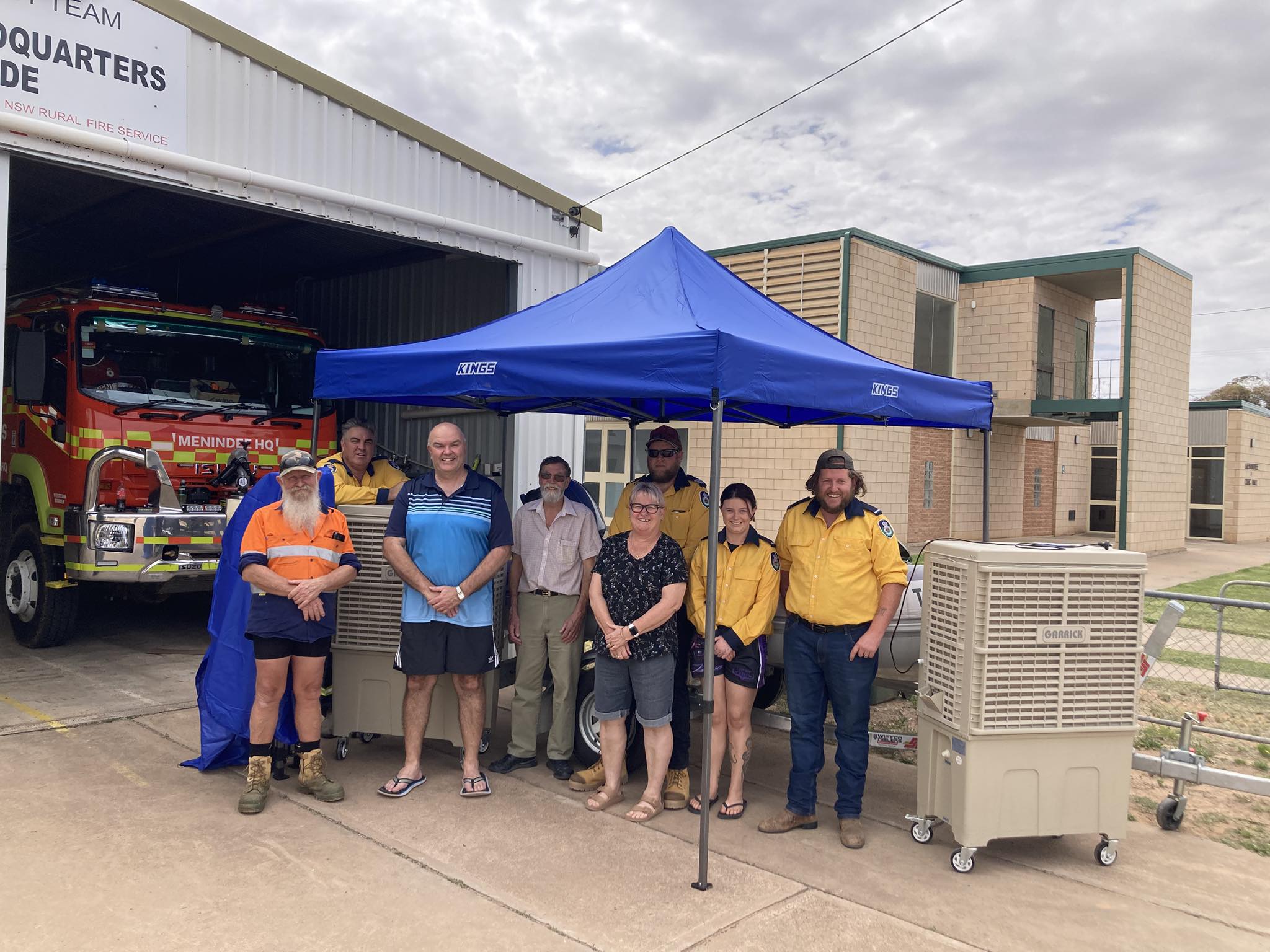 Community fundraisers support Menindee RFS Brigade with essential equipment