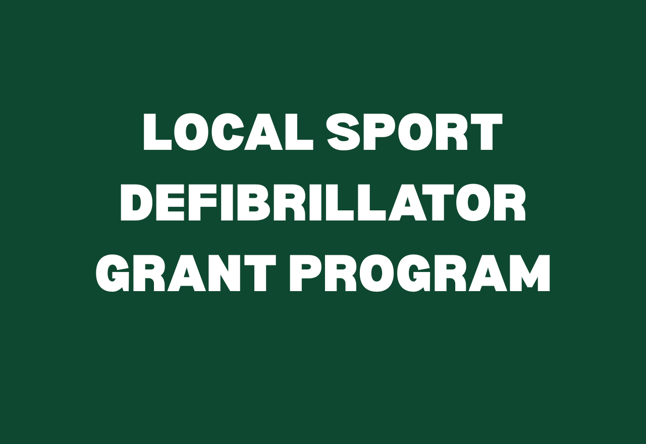 Local Sport Defibrillator Grant Program