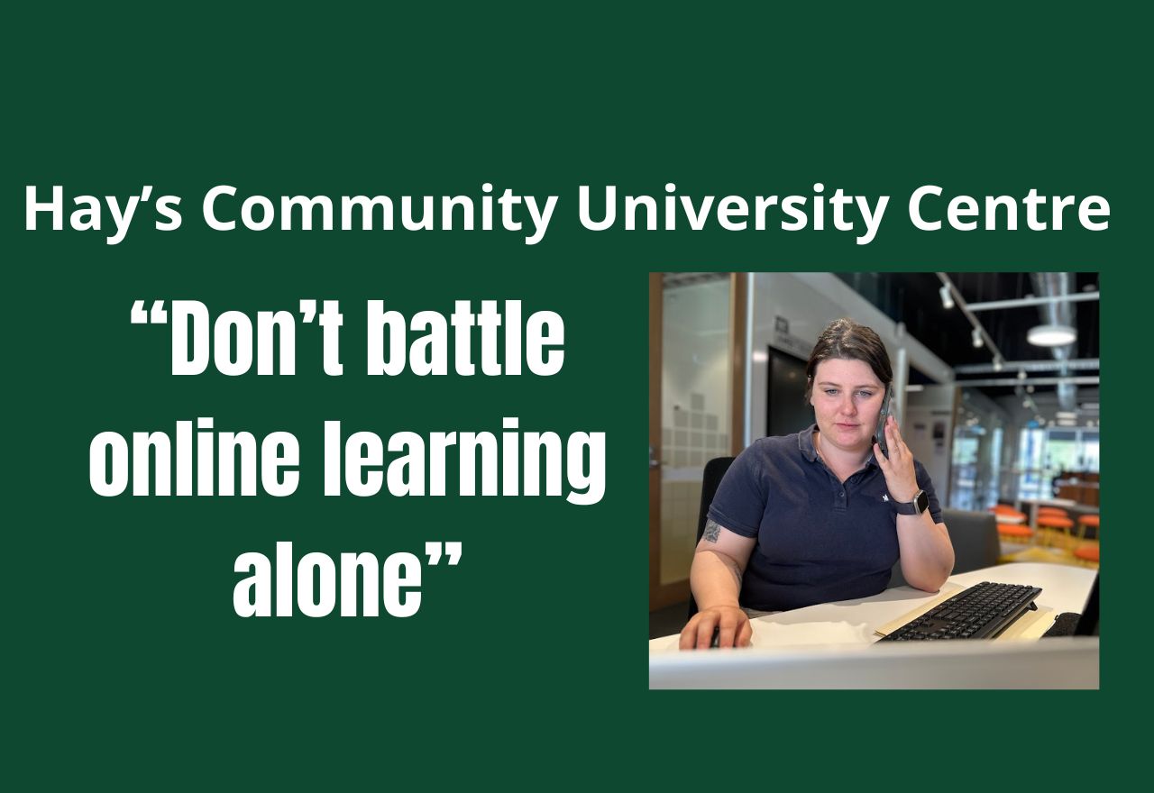 “Don’t battle online learning alone” - Hay’s Community University Centre appoints local manager