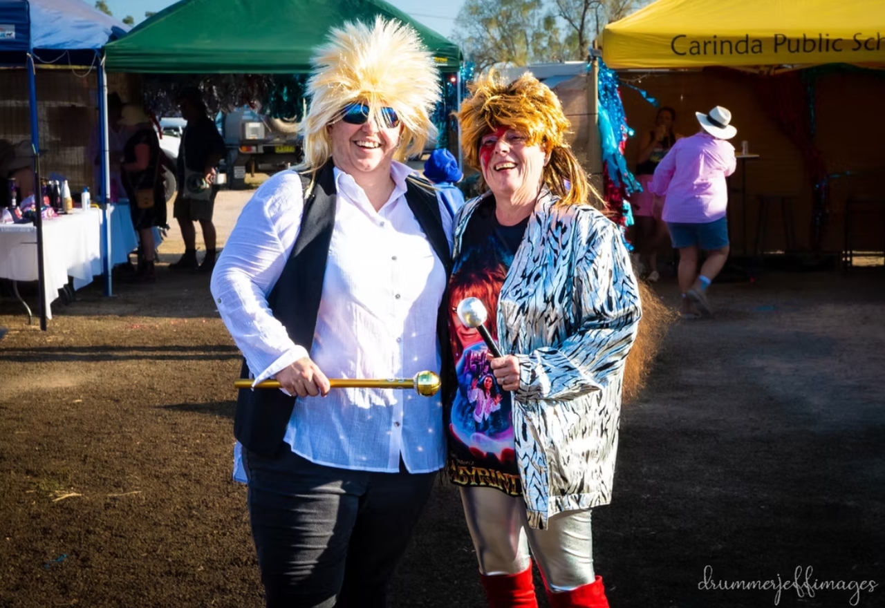 Put on your red shoes for Carinda Bowie fest