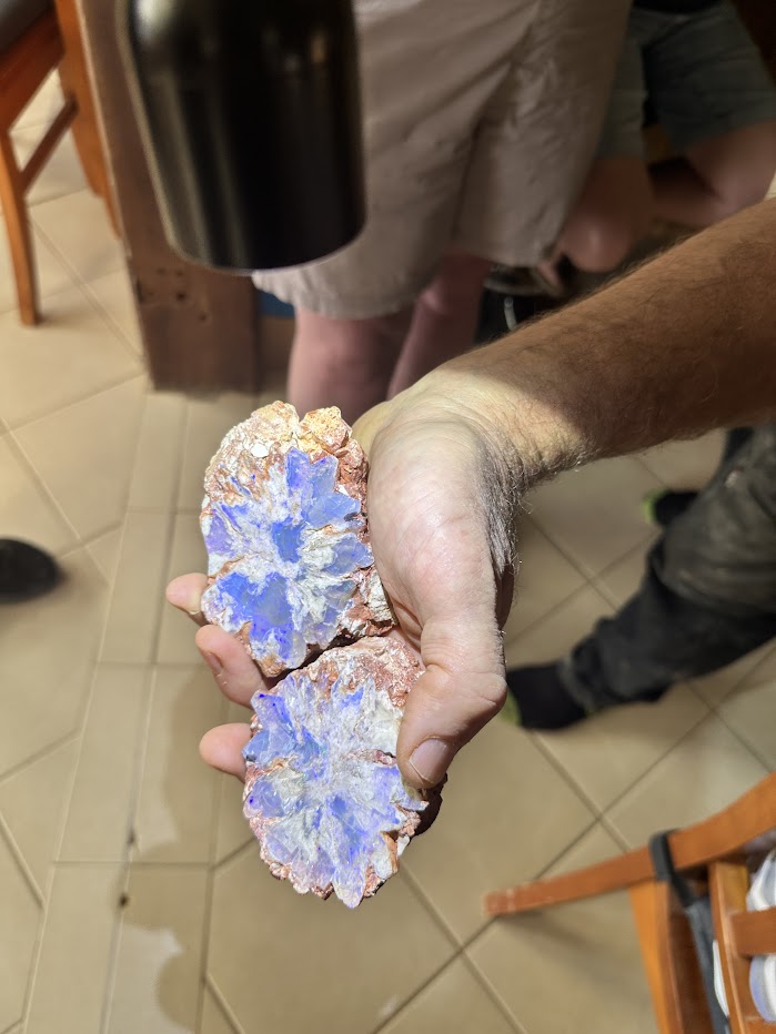 Go 45ft underground to hunt the world's rarest gem: Inside the White Cliffs opal pineapple mines