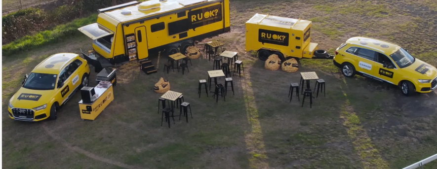 The R U OK? Conversation Convoy is coming to Hay and Griffith with free breakfast