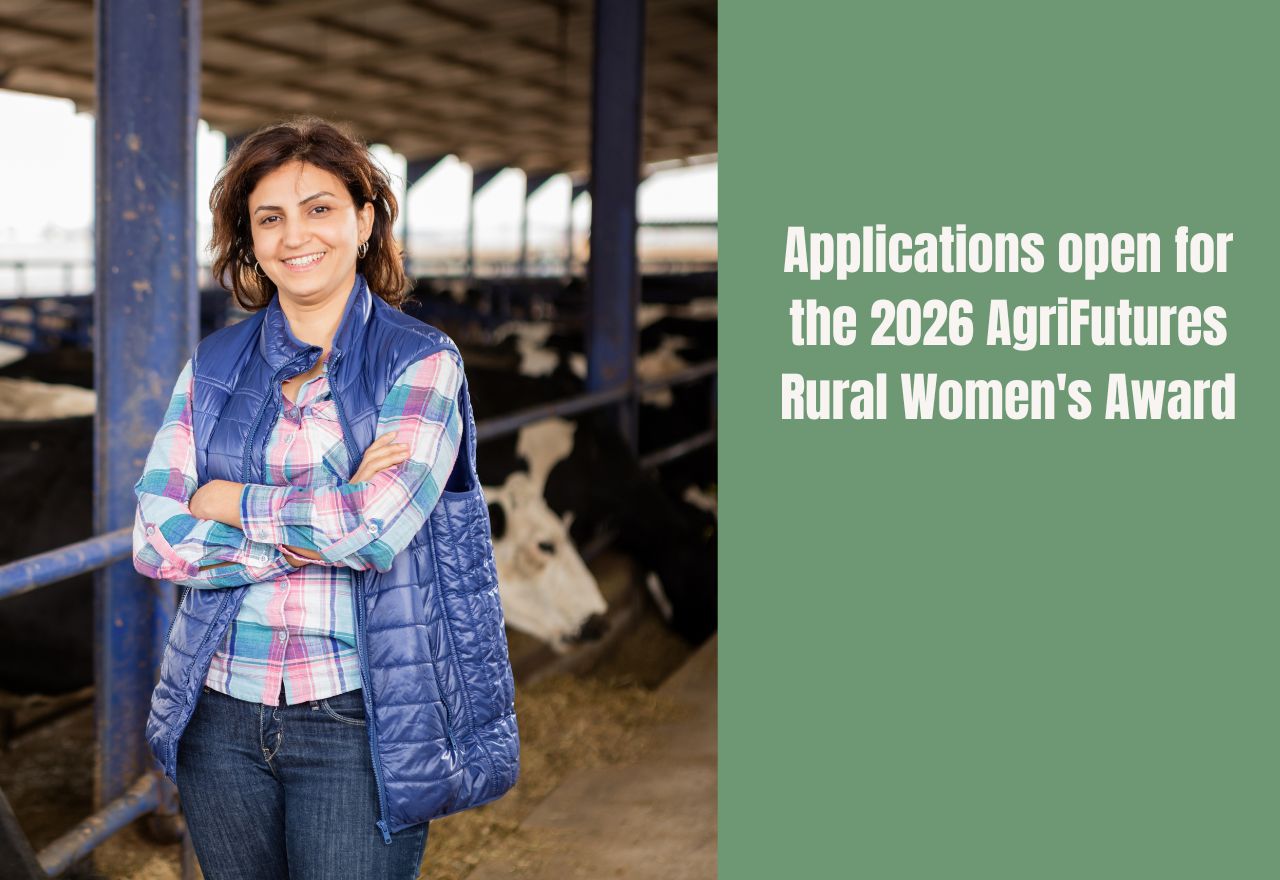 Calling rural trailblazers - Applications open for the 2026 AgriFutures Rural Women's Award