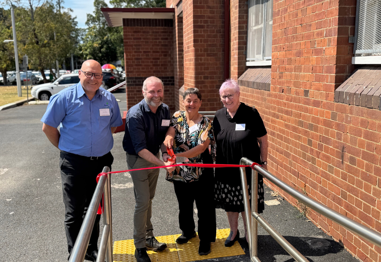 Lift installed and the Lismore Library is officially open