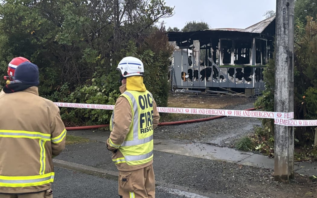 Mother and son killed as heater sets bed alight
