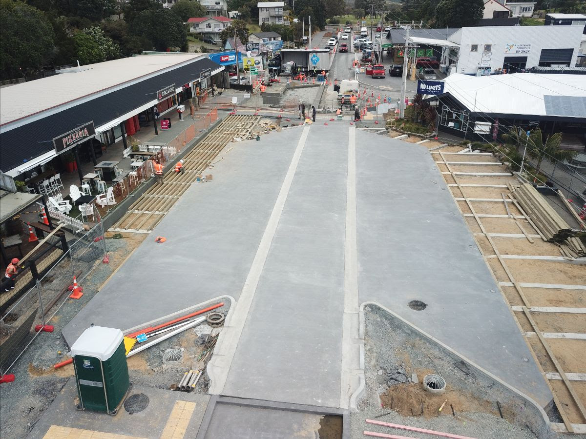 Mangawhai's Wood Street progress October '25 update
