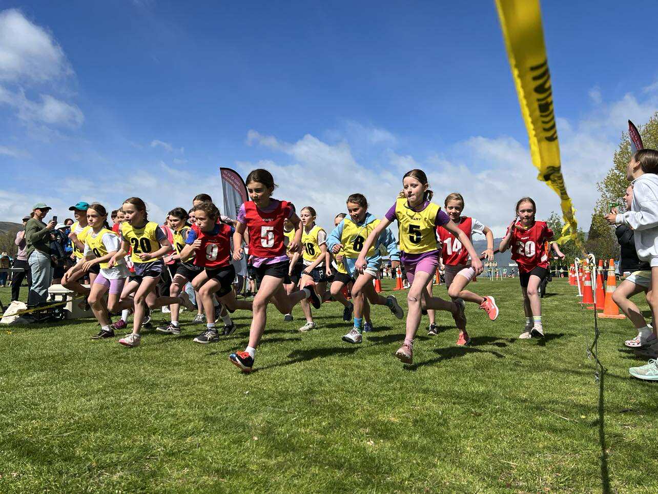 Start line smiles as kids take on duathlon challenge 