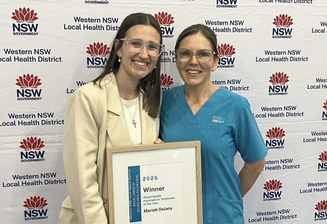 Mariah wins 2025 Rural Allied Health Assistant award