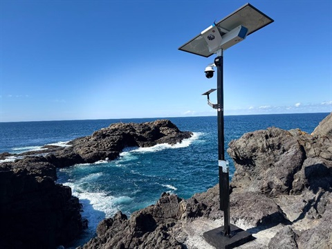Kiama trials AI technology to improve rock fishing safety