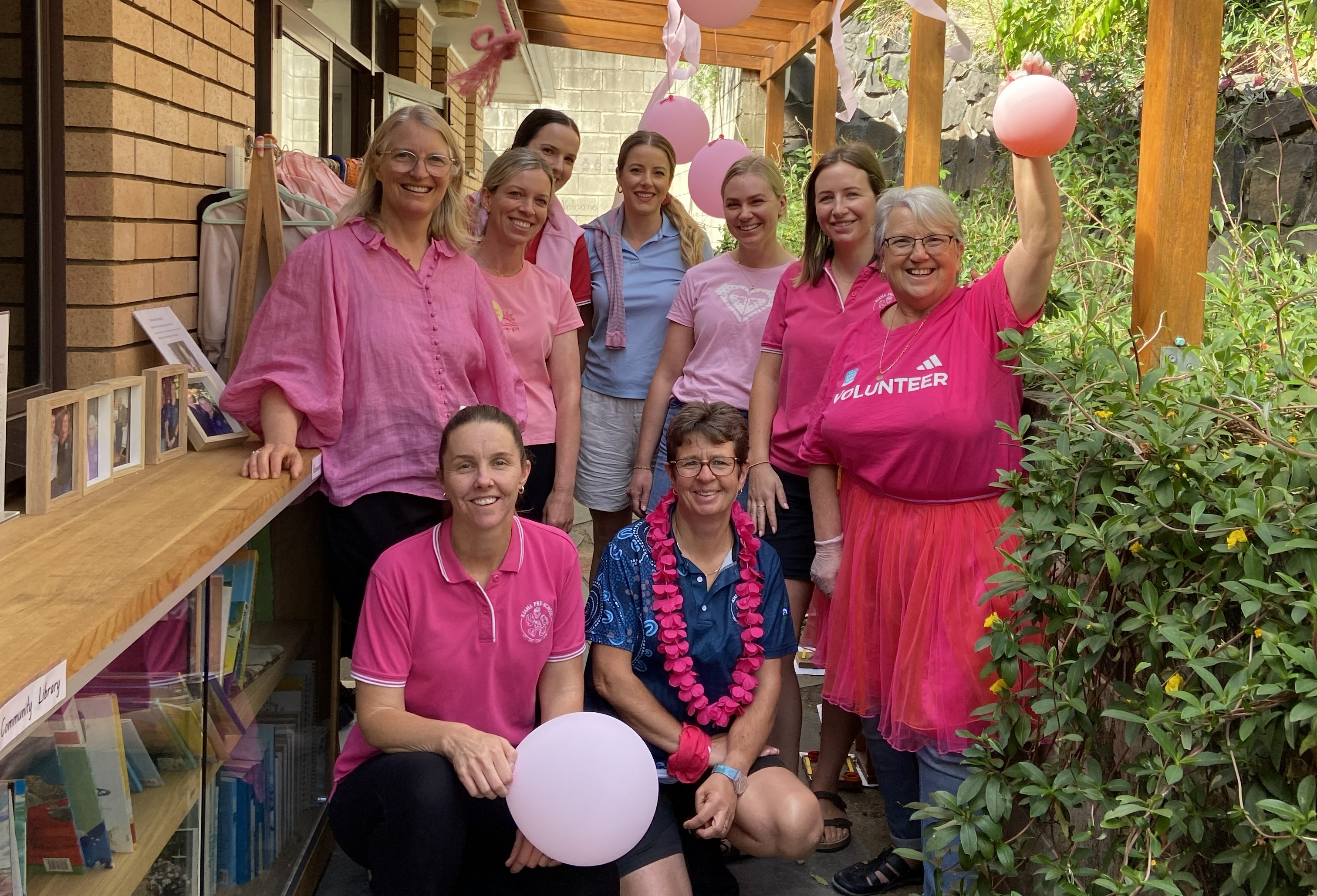 Kiama turns pink for preschool pay rise