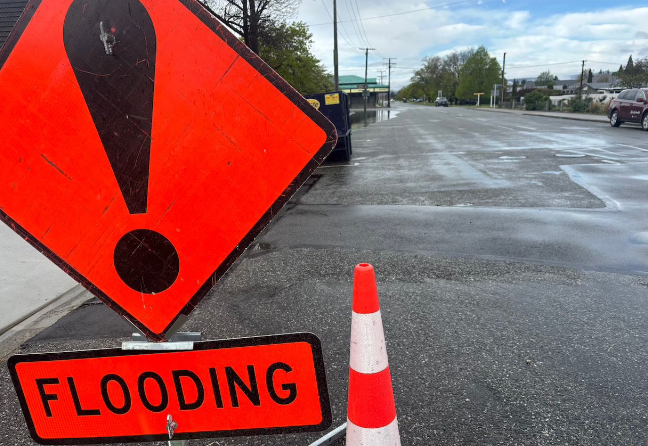 Essential travel only as heavy rain causes surface flooding