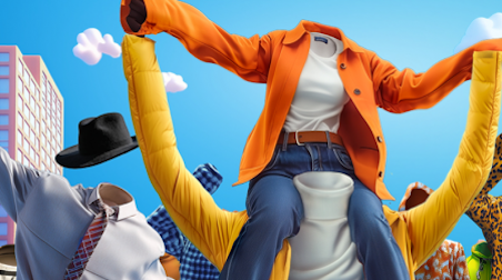 Set free old clothes and linens