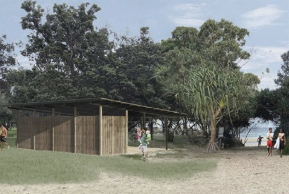 New kayak storage shed for Byron Bay’s Clarkes Beach