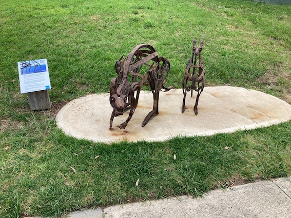 Sculpture taken from Penneshaw