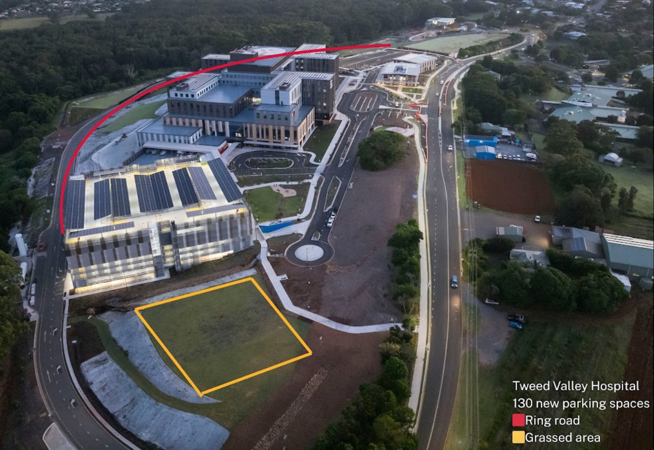 Work starts on additional car parking for Tweed Valley Hospital