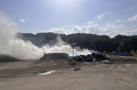 Sunday's Ballina fire highlights dangers of hazardous waste – new battery disposal trial underway