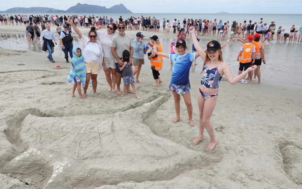 Sandcastle world record broken during anti-mining protest