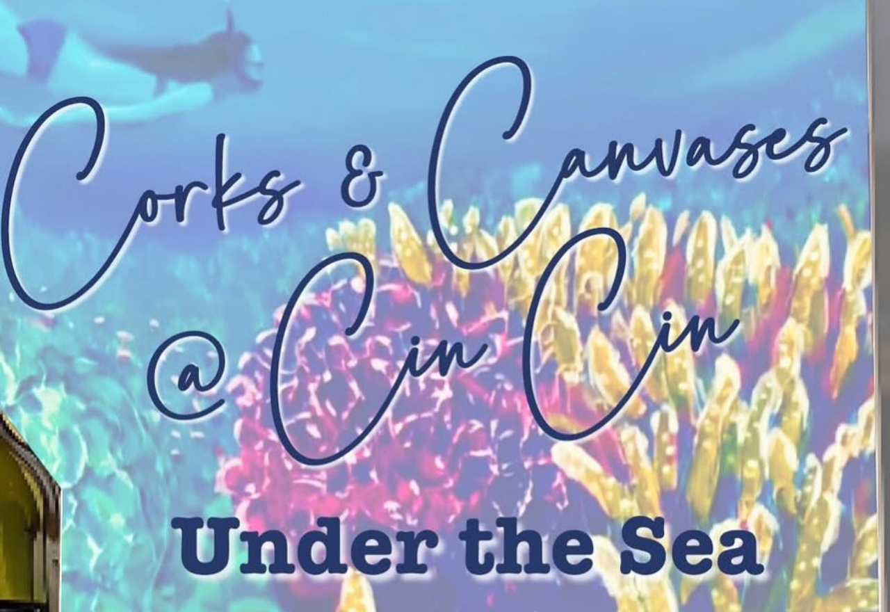 Corks and Canvases: Art meets wine at Cin Cin