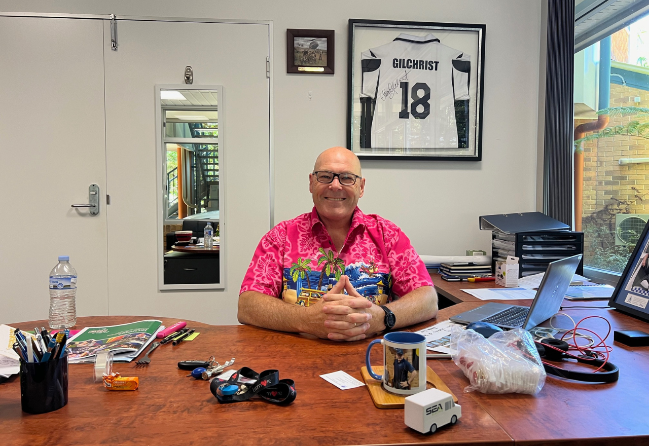 Mayor Steve Krieg gives a council update in Talking Lismore