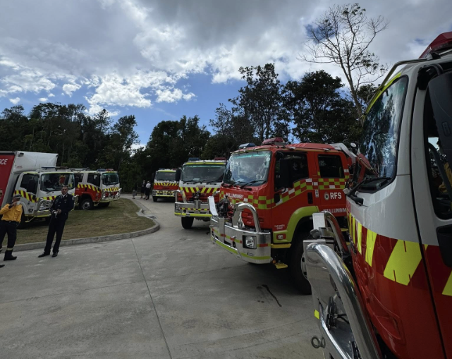 Lennox Head opens new new fire station with new fleet