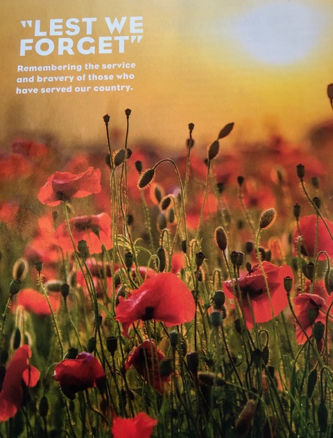 South Coast Remembrance Day Services 2025