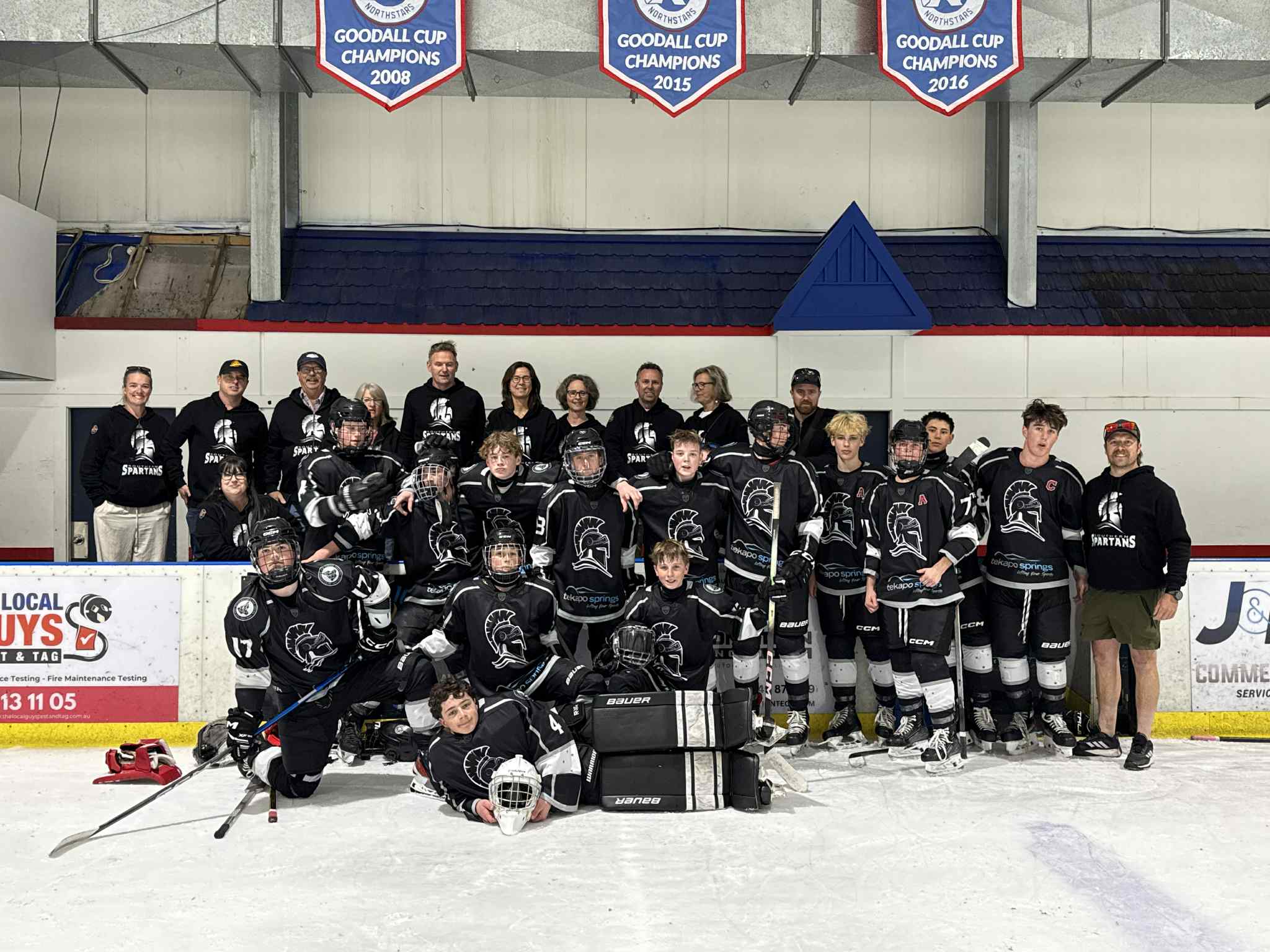 Teens hold own at ‘all on’ Australian ice hockey comp