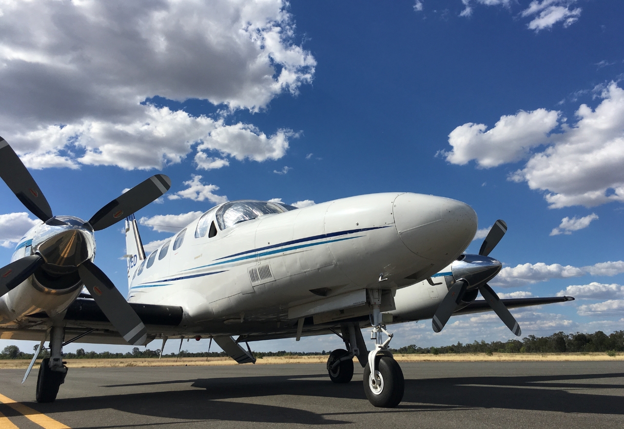 Low flying plane checking western aerodromes