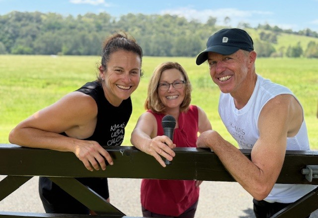 Sing along at Jamberoo after Kiama Ultra Challenge