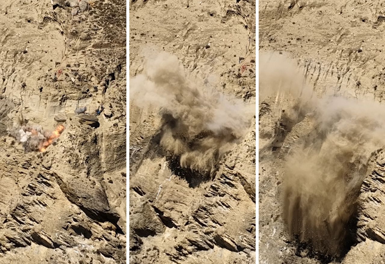 Final day of blasting to close Nevis Bluff for an hour