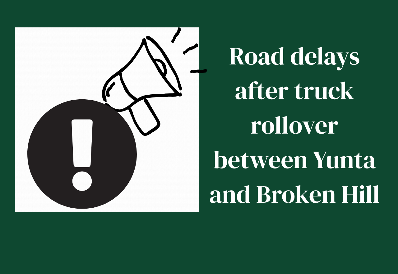 Alert: Road delays after truck rollover