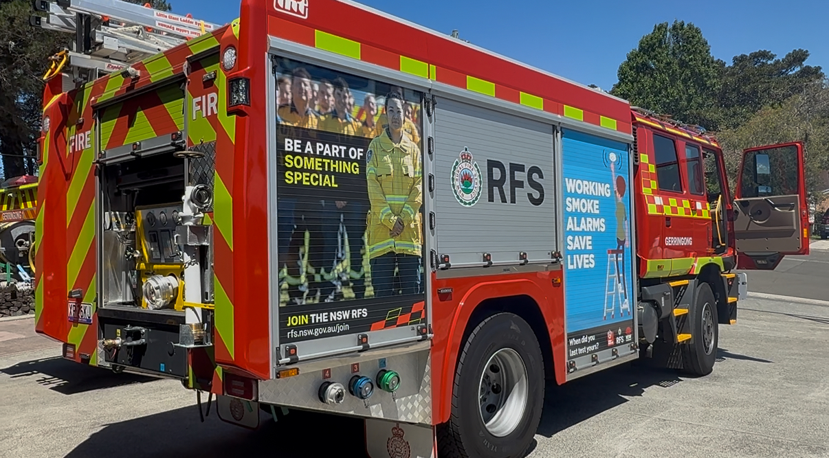 'It's a beast': Gerringong RFS unveils new pumper truck 