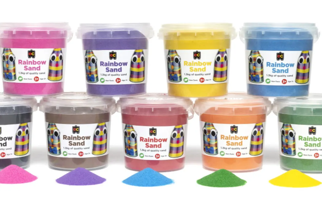 Two brands of children's coloured rainbow sand recalled over asbestos concern