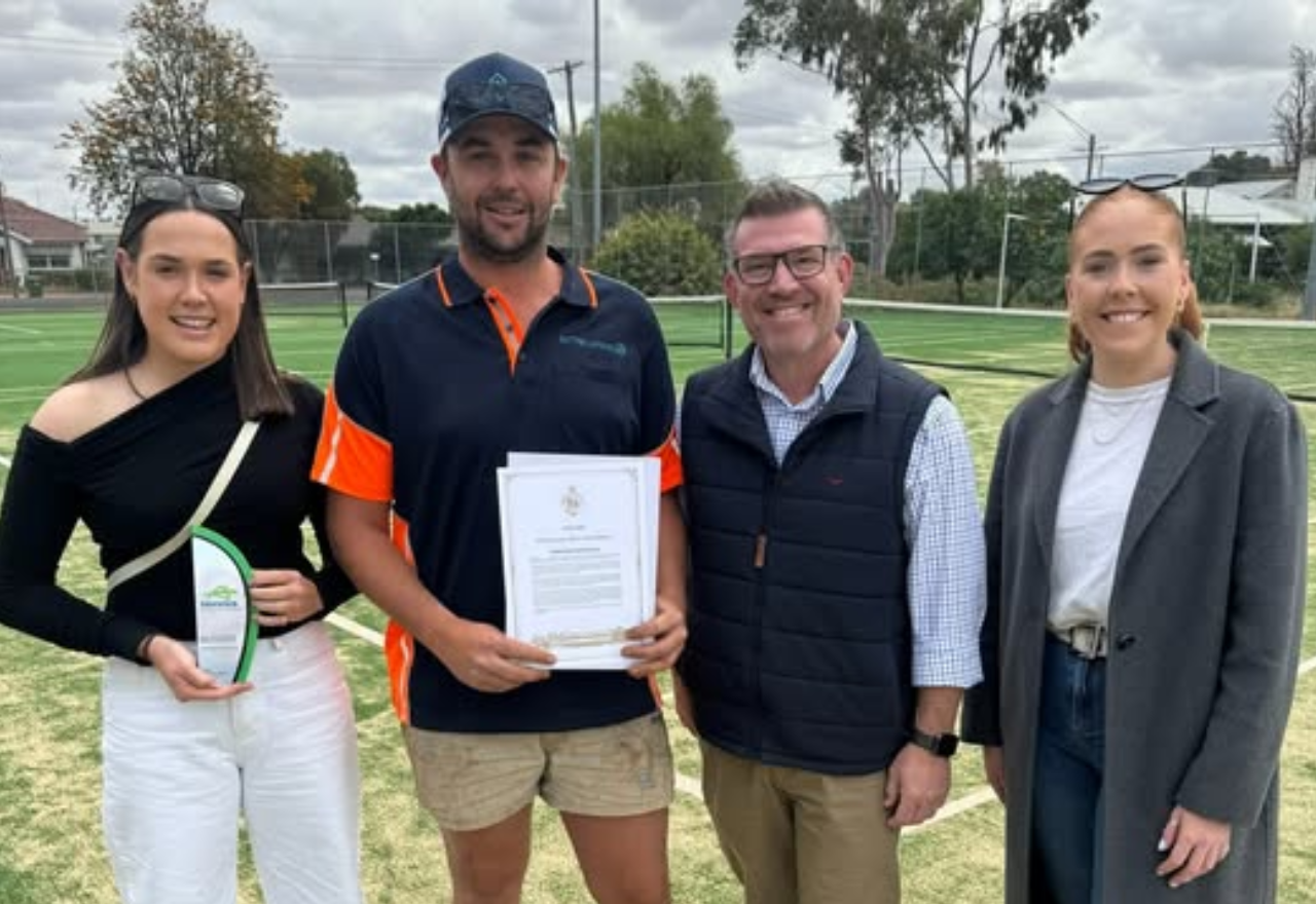 "The community wins": Narromine tennis club aces it