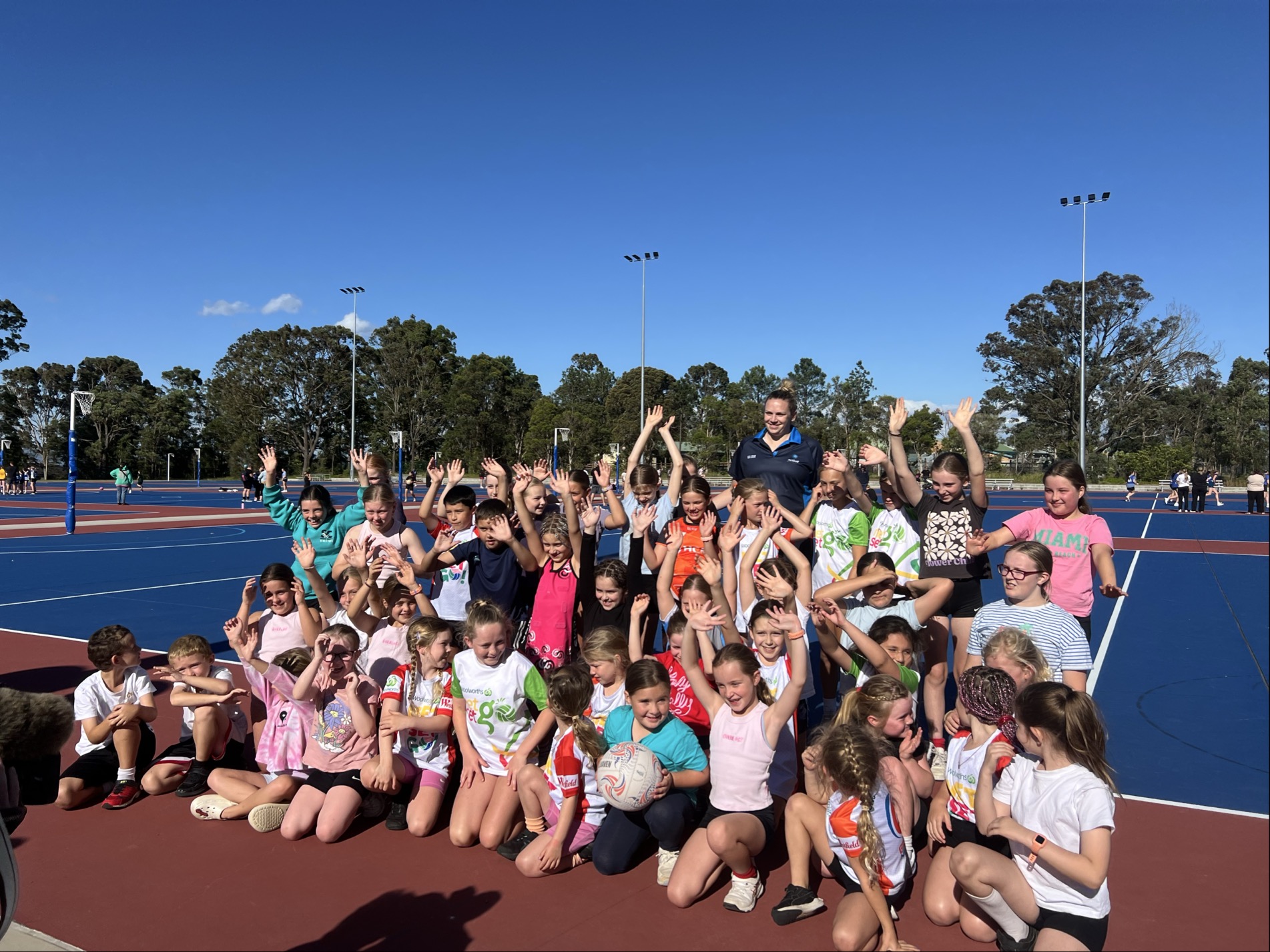 Netball great helps deliver huge boost to Shoalhaven’s youngest players